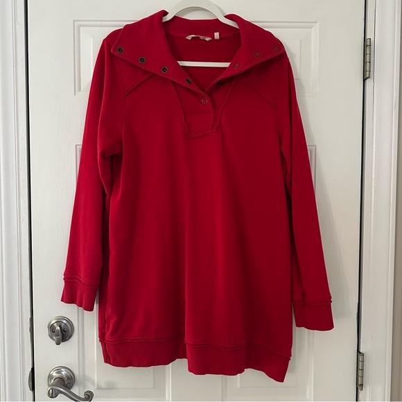 Soft Surroundings Womens Vintage Wash Pullover Sweatshirt XL - Picture 2 of 8